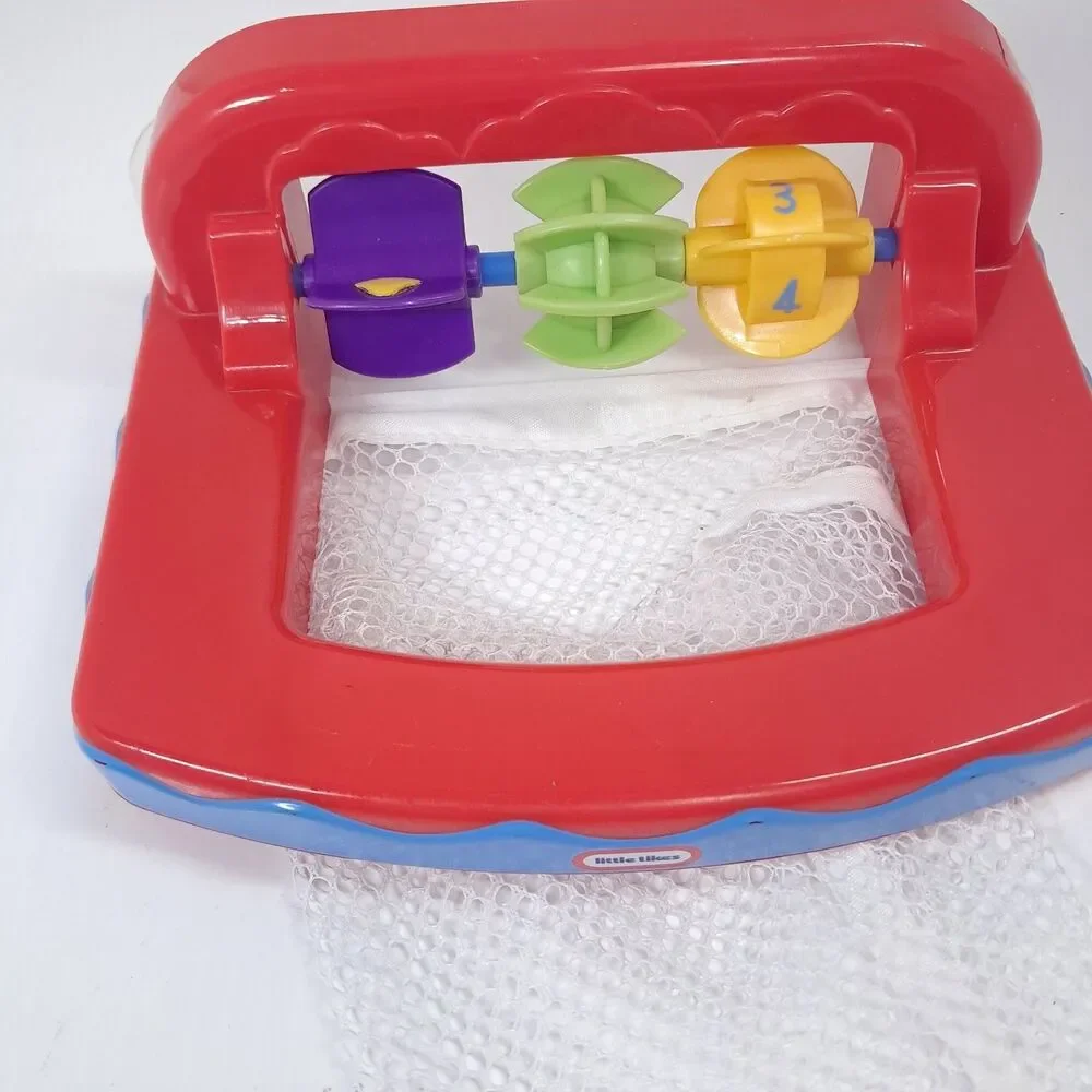 Little Tikes Bath Toy Basketball Hoop net w/ 1 ball tub play kids toddler